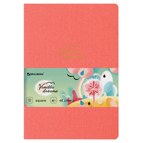 Тетрадь А5 Brauberg Pastel 48 листов, клетка 403870 цена за 3 шт , 